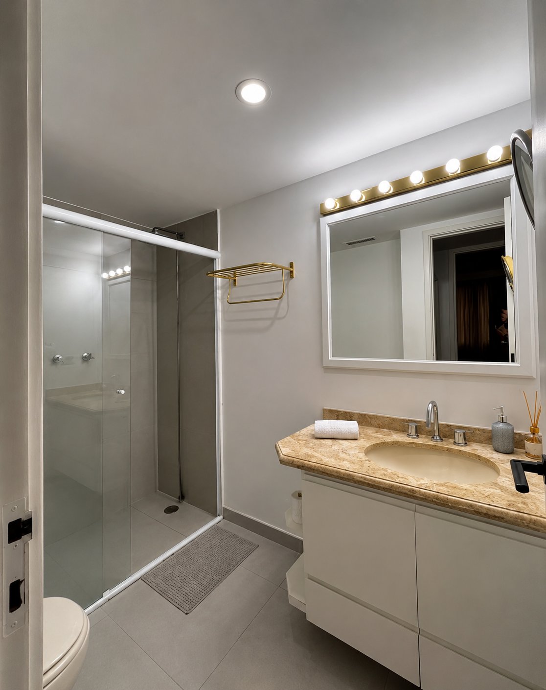 Banheiro — Lapidare Flat Ninety Jardim Paulista