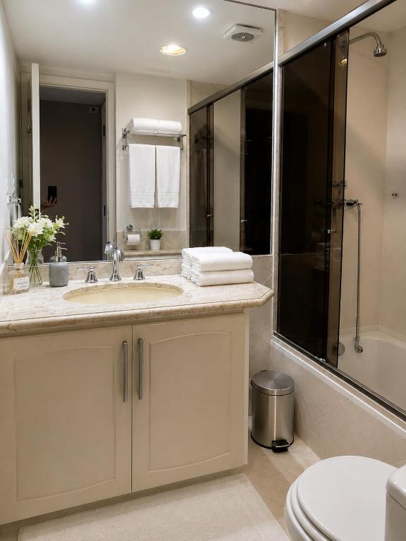 Banheiro — Lapidare Flat Ninety Jardim Paulista