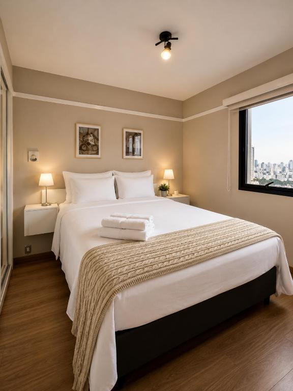 Quarto — Lapidare Flat Ninety Jardim Paulista