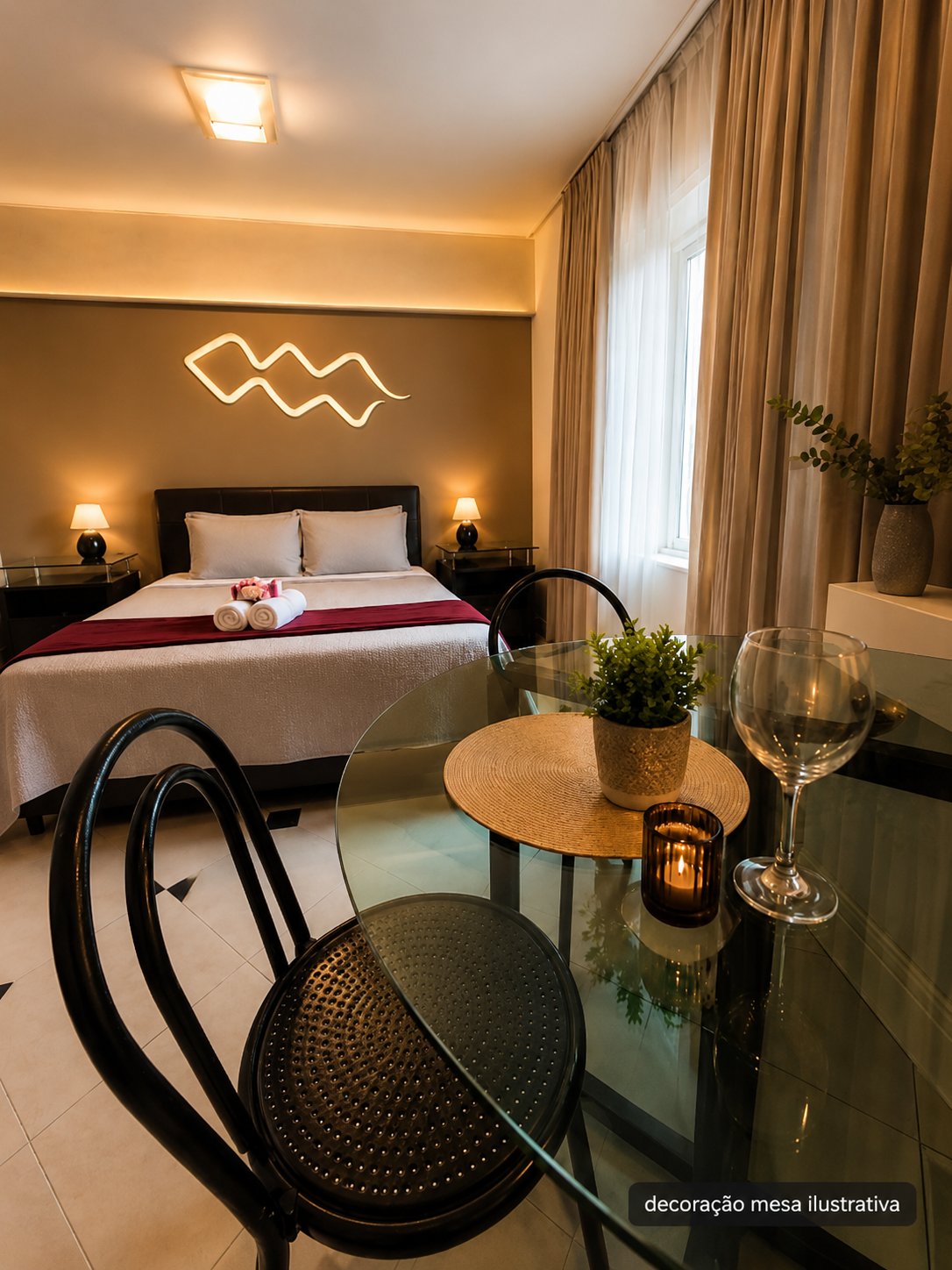 Sala de jantar — Lapidare Flat Mercure Paulista
